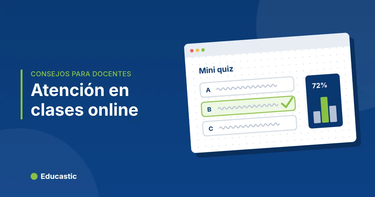 Cómo mantener la atención de tus alumnos en clases online