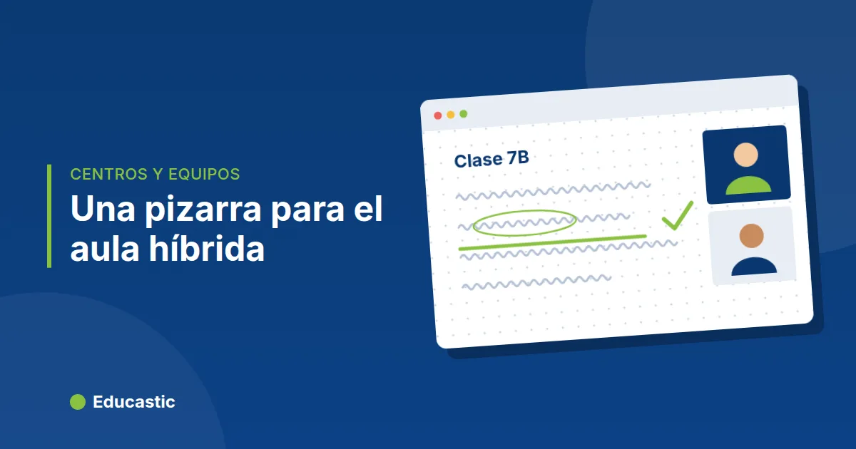 Aula híbrida: cómo dar clases con una sola pizarra digital