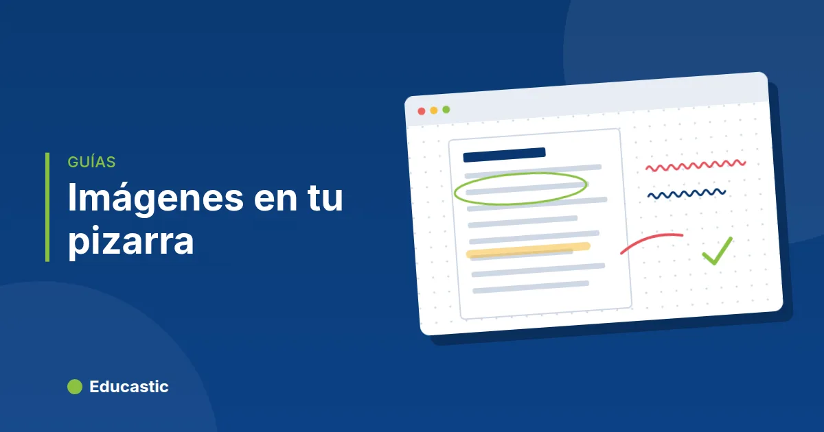 Cómo insertar imágenes en la pizarra digital en clases online