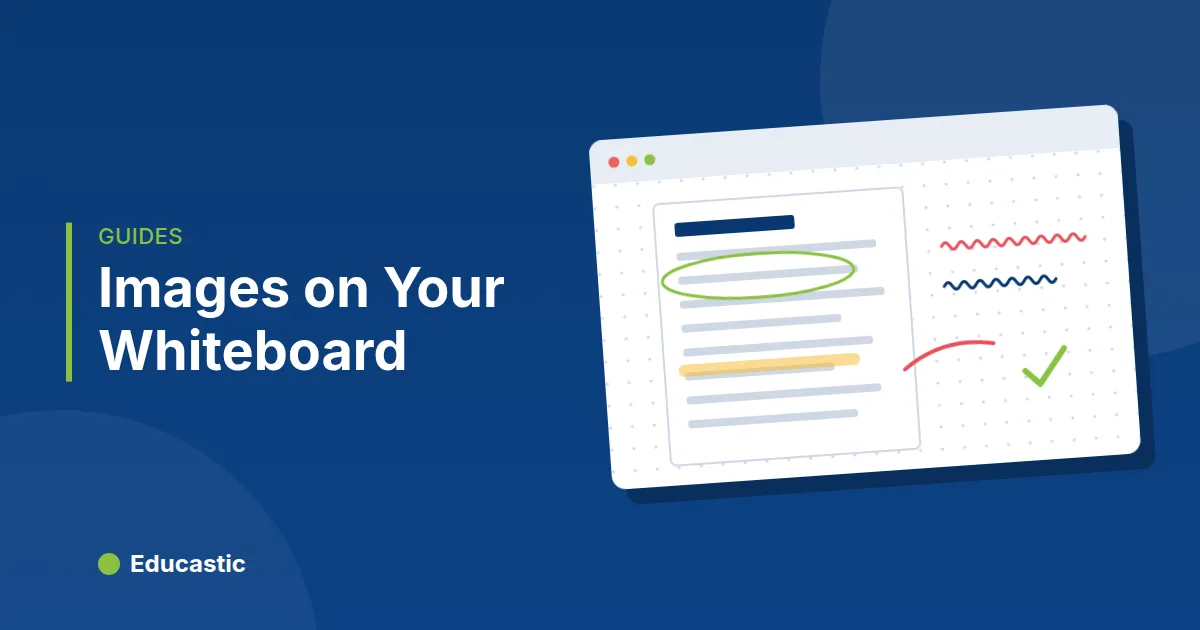 How to Add Images to an Online Whiteboard for Live Lessons