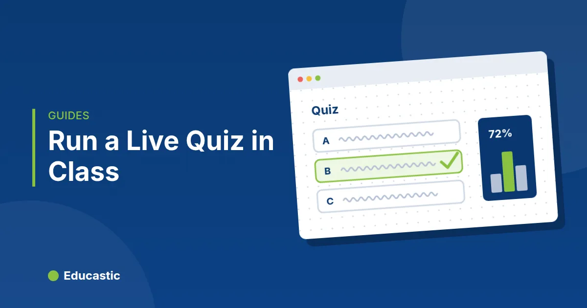 How to Run a Live Quiz in an Online Class (Timed, With Results)