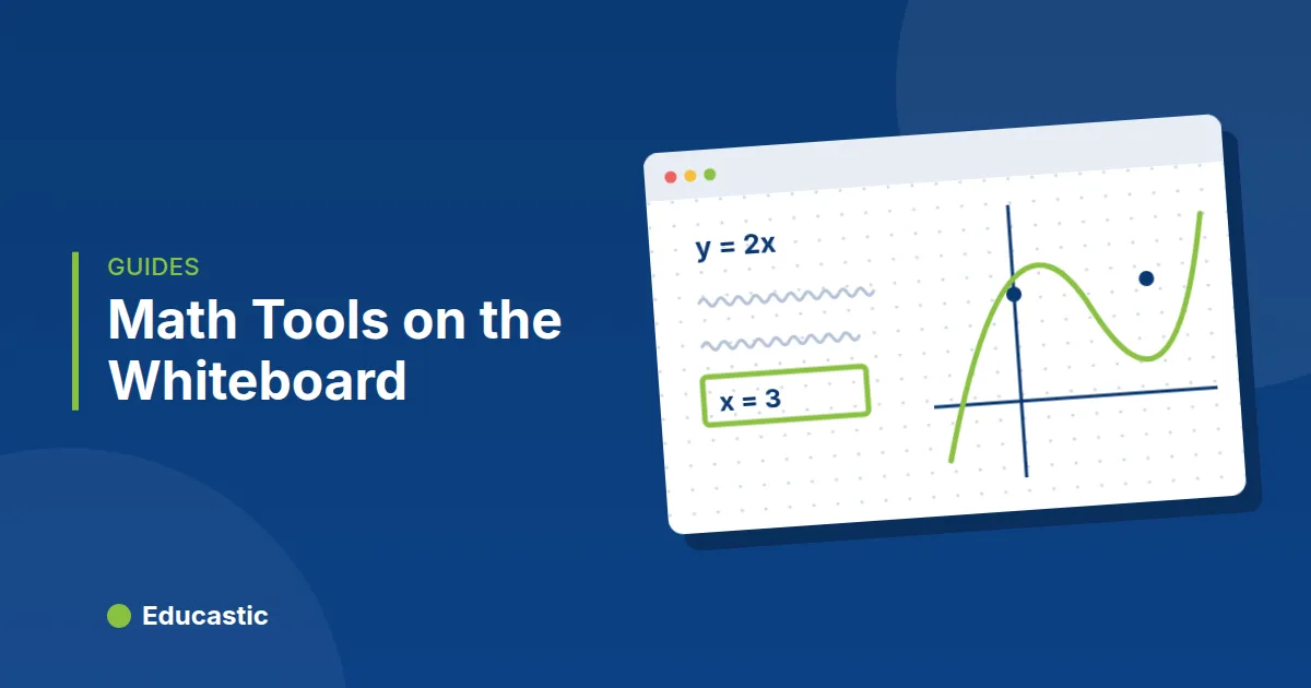 Math Tools on an Online Whiteboard: Formulas, Graphs and Grids