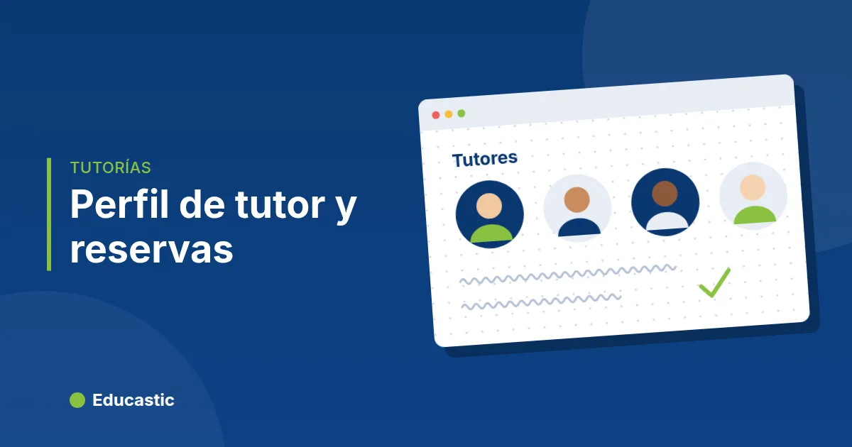 Perfil de tutor online y reservas: configúralo y recibe alumnos