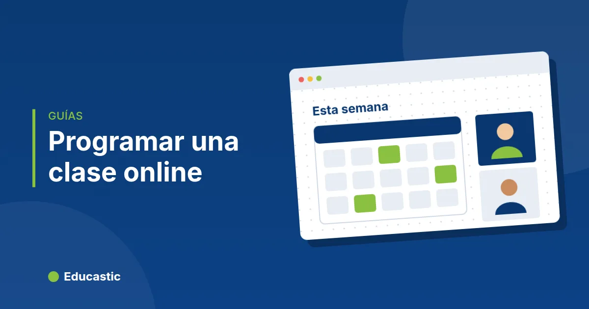 Cómo programar una clase online e invitar a tus alumnos